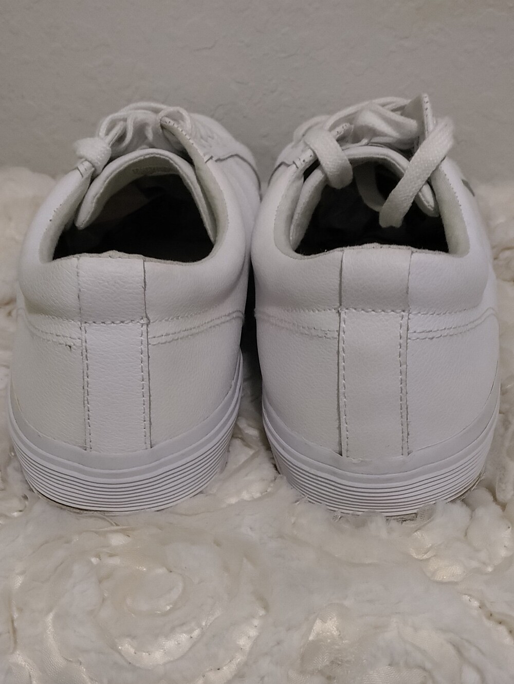 Polo Ralph Lauren White Sneaker with Navy & Gold Logo - Picture 5 of 11